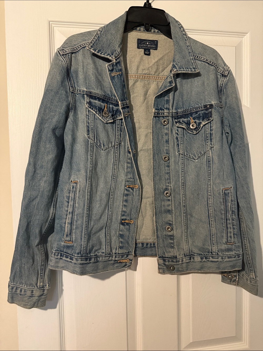 Lucky Brand Light Blue Denim Jacket - Classic Trucker Style